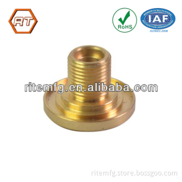 brass cnc threaded turning part